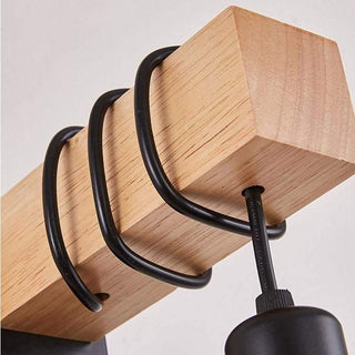 Black And Wood Wall Sconce | Lumilya