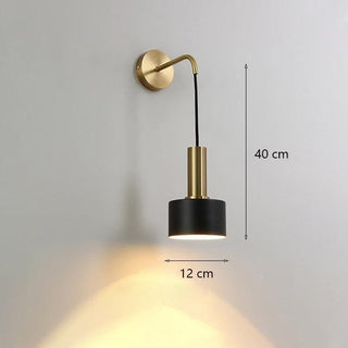Black Industrial Wall Sconce | Lumilya
