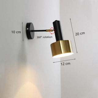 Black Industrial Wall Sconce | Lumilya