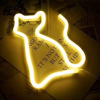 Cat Neon Night Light | Children Night Lights