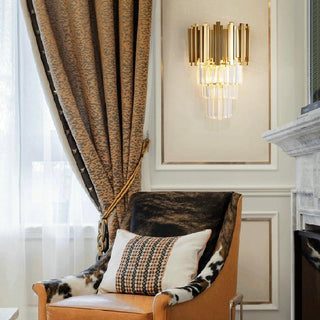 Crystal Wall Sconce Light Fixture | Lumilya