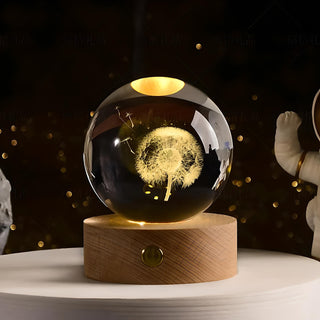 Dandelion Crystal Ball night Light | Adult and Children Night Lights