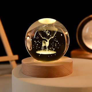 Deer Crystal Ball Night Light | Adult and Children Night Lights
