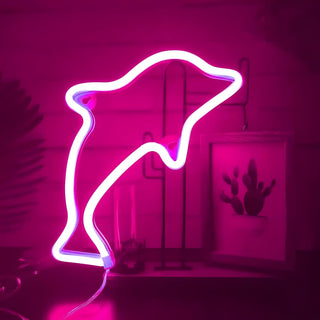 Dolphin Neon Night Light | Children Night Lights