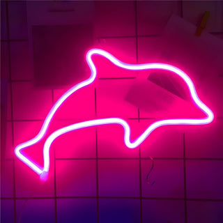 Dolphin Neon Night Light | Children Night Lights