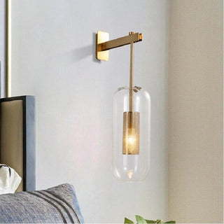 Glass And Metal Wall Sconce | Lumilya