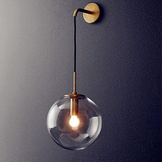 Glass Globe Wall Sconce | Lumilya