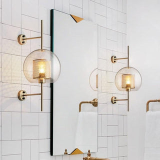 Modern Brass Wall Sconce | Lumilya