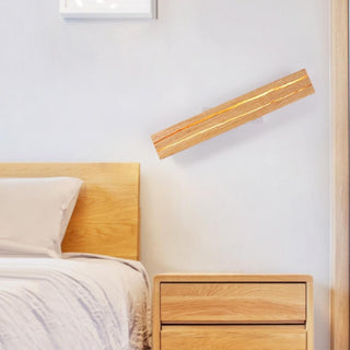 Natural Wood Wall Sconce | Lumilya