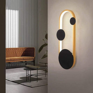 Round Black Wall Sconce | Lumilya
