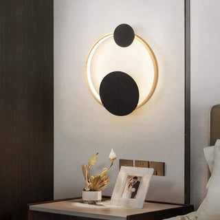 Round Black Wall Sconce | Lumilya