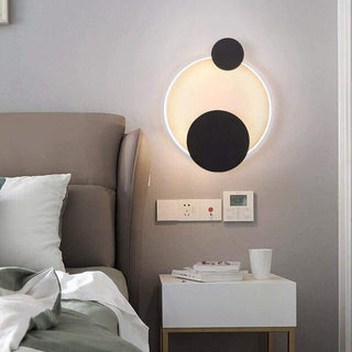 Round Black Wall Sconce | Lumilya