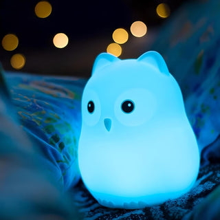 Silicone Owl Night Light | Children Night Lights