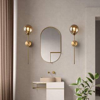 Smoked Glass Wall Sconce | Lumilya
