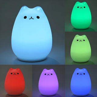 Squishy Cat Night Light | Children Night Lights