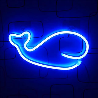 Whale Neon Night Light | Children Night Lights