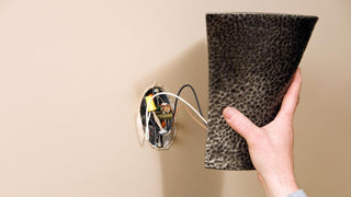 install wall sconce