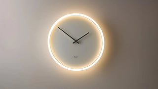 lighted wall clock