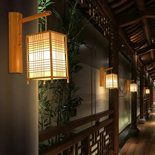 Bamboo Wall Light | Japanese Wall Sconce