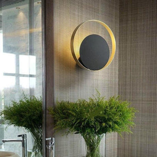 Black And Gold Wall Sconce | Lumilya