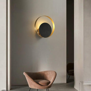 Black And Gold Wall Sconce | Lumilya