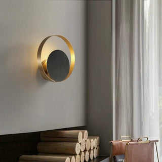 Black And Gold Wall Sconce | Lumilya