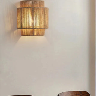 Bohemian Wall Sconce | High-end Rattan Wall Light