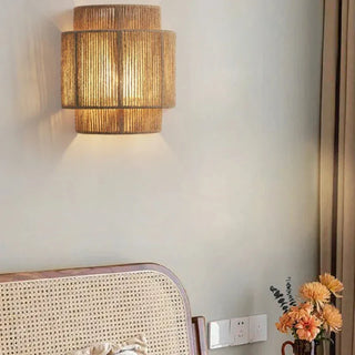 Bohemian Wall Sconce | High-end Rattan Wall Light