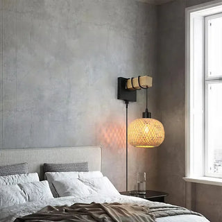 Boho Plug-in Wall Sconce | Super Easy to Install Wall Sconce