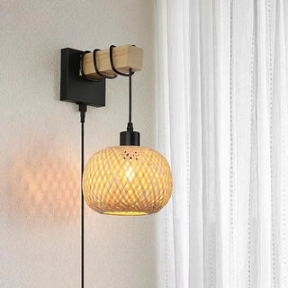 Boho Plug-in Wall Sconce | Super Easy to Install Wall Sconce