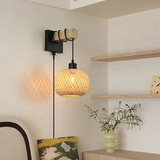 Boho Plug-in Wall Sconce | Super Easy to Install Wall Sconce