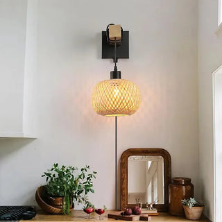 Boho Plug-in Wall Sconce | Super Easy to Install Wall Sconce