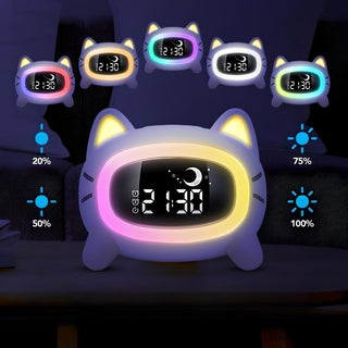 Cat Alarm Clock | Children Night Lights