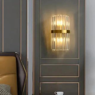 Gold Crystal Wall Sconce | Lumilya