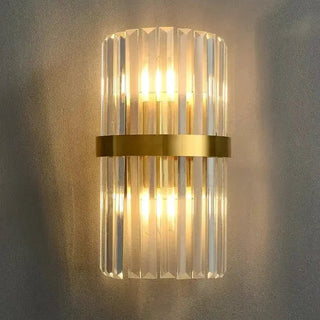 Gold Crystal Wall Sconce | Lumilya