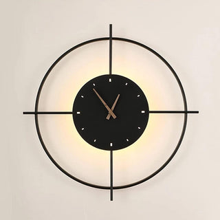 Modern Lighted Wall Clock | Lumilya