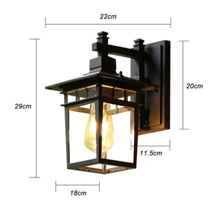 Outdoor Lantern Wall Sconce | Lumilya