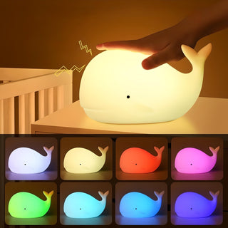 Rechargeable Whale Night Light | Children Night Lights